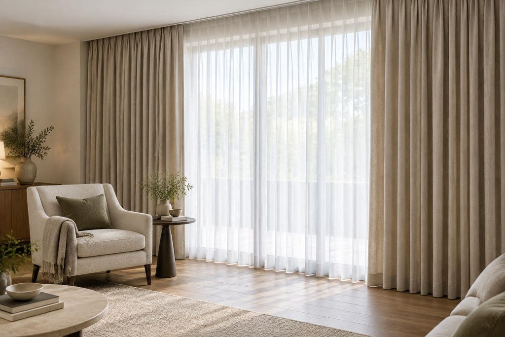 Foto 1 Cortinas a medida en Vigo: tradicionales, plisadas o en panel japonés