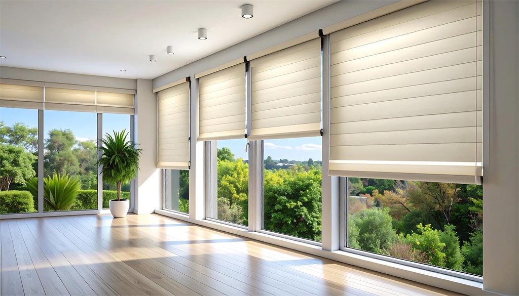 Estores para ventanas grandes: soluciones y tendencias