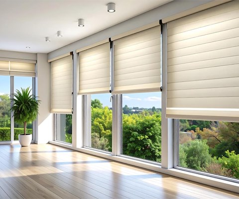 Estores para ventanas grandes: soluciones y tendencias