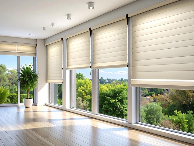 Estores para ventanas grandes: soluciones y tendencias