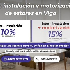 Los estores para tu vivienda con 15% de descuento